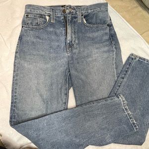 Something navy straight leg denim